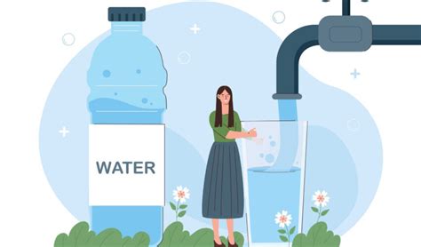 Bottled water, tap water and household